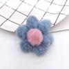 Otoño e invierno felpa algodón color flor accesorios para la cabeza de niños broche diy ropa zapatos bolso sombrero accesorios