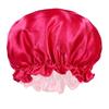 Amazon oferta caliente gorro de satén de una sola capa para el cuidado del cabello femenino gorro de noche limpieza del hogar gorro de ducha confinamiento quimioterapia gorro pañuelo para la cabeza