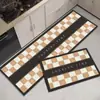 Alfombrilla de Cocina Retro Estilo Americano, Absorbente de Agua y Aceite, Antideslizante, Resistente a la Suciedad, Alfombrilla para Pies de Diatomeas para el Hogar, Alfombrilla Larga