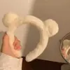 Linda Nueva Diadema de Dibujos Animados para Mujer, Diadema de Felpa para Lavarse la Cara y Aplicarse Mascarilla Facial, Accesorio para el Cabello Antideslizante