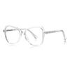 Armazón óptico de color progresivo de moda 2137 nicho original TR90 gafas de luz anti-azul estilo europeo y americano estilo británico comercio exterior en stock