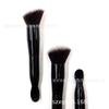 Spot atacado maquiagem base frontal base pincel manivela balde pequeno cabeça oblíqua colher de escavação BB base pó tinta beleza ferramentas