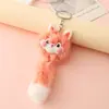 Pingente de pelúcia de esquilo fofo transfronteiriço, pingente para chave de bolsa, pingente de bola de pelo, chaveiro criativo para carro