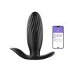 Tapón anal Yuepao con control remoto, pequeño programa de ajuste externo, masajeador de impacto fuerte de 10 frecuencias, juguetes sexuales para adultos