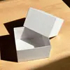 Caja de Regalo Blanca Lista para Usar con Tapa y Base, Caja para Souvenir, Caja de Embalaje de Regalo Blanca