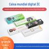 Em estoque atacado caixa de embalagem relógio inteligente T900 caixa de papelão para embalagem de produtos eletrônicos digitais caixa colorida com tampa céu e terra neutra