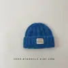 Gorro para Bebé Otoño e Invierno Cálido y a Prueba de Frío Gorro de Punto Pullover para Niños y Niñas, Moderno, Sencillo y Versátil Protección para las Orejas Gorro de Felpa de Moda