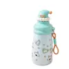 Taza aislada de acero inoxidable 316 de alta atracción y gran capacidad para bebidas calientes y frías con diseño de gorro navideño colorido, linda y equipada con una correa para llevar, adecuada tanto para hombres como para mujeres
