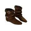 Otoño 2026 Nueva Llegada Comercio Exterior Tallas Grandes para Mujer Casual Cómodo Estilo Europeo Americano Moda Ropa Exterior Botas Talla Única