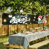 Amazon Transfronterizo Nuevo Banner de Bandera para Fiesta de Navidad Decoraciones de Atmósfera para Escena de Patio Festivo Decoraciones