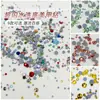 Transfronteiriço Novo Pequeno Diamante Quente Fundo Lavado Cor Mista Arte de Unha Diamante DIY Lote Misto Roupas Roupas Chapéus Acessórios Acessórios Atacado