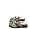 Sandalias de verano populares para mujer estilo francés para usar al aire libre, nuevo modelo 2026, chanclas de cuña de suela gruesa estilo hada