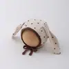 Sombreros Coreanos para Bebés Qiunan Primavera y Otoño Nuevos Lindos Sombreros con Protección para las Orejas para Niños y Niñas, Sombreros con Lazo, Sombreros para Bebés