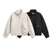 Roupas Masculinas Jiayiku 2025 Outono Novo Estilo Retro Americano Old Money Jaqueta de Lã Roupa de Trabalho Jaqueta Piloto para Homens