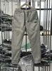 Calça Casual Masculina de Seda Gelada com Costura, Seis Bolsos Bordados, Alta Elasticidade, Verão 2022 TikTok Fast Hand Cyber Celebrant Leggings Casuais