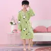 Toalla de Baño Infantil 2026 Nuevo Estilo Algodón Peinado Gasa Bata Ponible Secado Rápido Absorbente de Agua Transpirable Ropa Exterior para Niños y Niñas