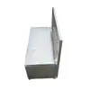 Asiento tipo caja de cámara de escape de mina de carbón con almacenamiento, silla de acero inoxidable con respaldo desmontable, asiento de cámara de escape