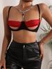 AliExpress Transfronterizo Nuevo Encaje Tirante Pequeño Europeo y Americano Sexy Ombligo Espalda Descubierta Top Picante Corsé 2387