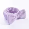 Faixa de Cabelo Grande com Laço para Lavar o Rosto, Faixa de Cabelo Larga Elástica para Mulheres, Faixa de Cabeça de Beleza, Acessório de Cabelo Fofo