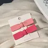 2025 Nuevo Pinza para el Cabello Pato Rosa Dopamina Niñas Linda Moda Pinza para Flequillo Cabello Roto Pinza Pequeña