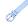 Cinturón delgado de color caramelo estilo coreano para mujer, versátil y moderno, adecuado para combinar con jeans y vestidos, cadena decorativa para la cintura, simple y de alta gama