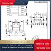 EPC13 SMD esqueleto horizontal 5+5 pinos material do transformador