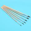 Brando Langhao Conjunto de Seis Pincéis para Guache Equipamento Padrão Pintura Pincel Caneta para Aquarela Caneta para Modificação