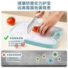 Cuchillo de Cocina y Tabla de Cortar de Acero Inoxidable Dos en Uno Combinación de Cuchillos para el Hogar Set de Picnic Suplemento Alimenticio Nuevo Agente Mayorista Transfronterizo
