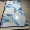 Panel UV Personalizado, Panel Chapado en Oro, Panel de Pared de Mármol de Alto Brillo, Pared de Fondo Impermeable y a Prueba de Humedad, Panel de Pared de Plástico de Piedra al por Mayor