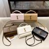 Comercio Exterior Bolsos de Mujer al por Mayor Bolso Cruzado de un Solo Hombro Versátil para Mujer Bolso Cuadrado Pequeño de Alta Gama Bolsos Retro Personalización
