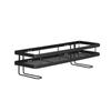 Estante de Almacenamiento de Acabado para Inodoro Multifuncional de Metal Forjado sin Perforaciones Colgante de Pared Estante de Almacenamiento con Drenaje Arriba