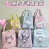 Lancheira Fofa Desenho Stitch Lilo & Stitch Bolsa Tote Sanrio Bolsa Bento à Prova d'Água Bolsa de Armazenamento de Mão