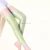 Rodillera de Artemisa Calentador de Rodillas Calidez Protección contra el Frío Otoño Invierno Rodillera de Tejido Elástico Protector de Pierna Estilo Corto Estilo Largo Unisex
