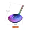 Espumadera de Acero Inoxidable 304 para Uso Doméstico, Espumadera Grande de Cocina para Fideos, Dumplings y Freír, Espumadera con Drenaje y Filtrado de Aceite