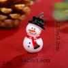 Pingente de resina de Natal Pingente de boneco de neve de resina de Natal DIY acessórios de joias Amazon fornecimento transfronteiriço