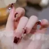 Unhas Usáveis Sexy Flash Personalizadas, Unhas Postiças de Alto Padrão, Adesivos de Nail Art Usáveis Gelo-Transparente, Adesivos de Nail Art Mais Vendidos, Produtos Acabados