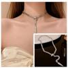 Collar con cadena de clavícula de serpiente de metal, elegante, sexy y moderno, con personalidad fresca y dulce.