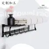 Nuevo estante de baño plegable sin perforaciones al por mayor espacio de baño gancho para toalla de baño de aluminio toallero