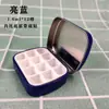 Paleta de Caja de Lata Mini para Bocetos al Aire Libre, Rejilla Portátil para Dispensar Pintura de Acuarela, Caja de Lata para Pegamento de Esmalte de Uñas