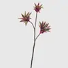 Planta Artificial de Bambú Lirio de 3 Ramas para Decoración de Hogar Nórdico y Paisajismo de Oficina, Planta Verde Artificial de un Solo Tallo Bambú Lirio