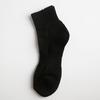 0 Calcetines Coreanos para Hombre de Cintura Media Calcetines con Suela de Toalla de Algodón Color Sólido Transpirables Deportivos de Rizo Absorbentes de Sudor Cálidos Engrosados Casuales