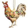 Novos Produtos Transfronteiriços Enfeites de Carro de Natal Enfeites de Árvore de Natal Decorações de Casa para Festas Carro