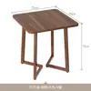 Juego de Mesa y Sillas para Reuniones Estilo Nórdico, Recepción Casual, Mesa Redonda Pequeña Minimalista Moderna para Tienda de Té con Leche, Rectangular