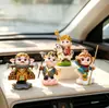 Figuras Creativas de Dibujos Animados del Viaje al Oeste de Sun Wukong y Tang Sanzang Adornos de Resina Manualidades para Escritorio, Entrada y Decoración del Hogar