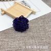 Estilo coreano 4cm lindo color caramelo rábano seda rizado DIY hecho a mano flor pequeña accesorios para el cabello pasador para niños broche zapatos y sombreros