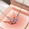 Nuevo collar rosa de amor para mujer de moda transfronterizo Joker de fábrica en stock al por mayor