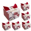 Caja Cuadrada Creativa para Dulces de Boda Cartón Europeo para Dulces Caja de Regalo Luna Llena para Mesa de Azúcar al Novio Suministros de Boda Europeos Venta al por Mayor