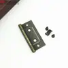 Bisagra antigua de bronce de 2,5 pulgadas para muebles antiguos, bisagra pequeña para puerta de gabinete, accesorios de hierro, bisagra de cabeza plana