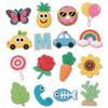 Zuecos de Serie de Dibujos Animados Lindos Accesorios de Flor para Zapato Hebillas de Zapato de Goma Suave de PVC Accesorios de Joyería Extraíbles Personalizados Según Dibujos