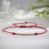 Pulseira de Fio Vermelho Tecida à Mão para Mulheres, Item de Moda Tendência, Pulseira da Sorte e Segurança, Atacado em Estoque para o Festival do Barco-Dragão